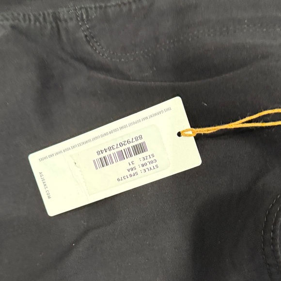 NWT AG Adriano Goldschmied The Farrah Skinny Jeans—Black 31R - Picture 6 of 14